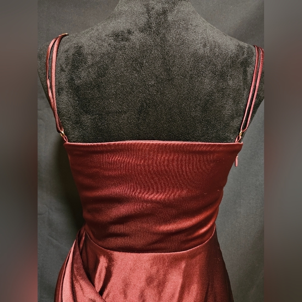 House of CB Reva Raisin Corset Midi Party Dress Size Small and XS available. - Picture 6 of 13